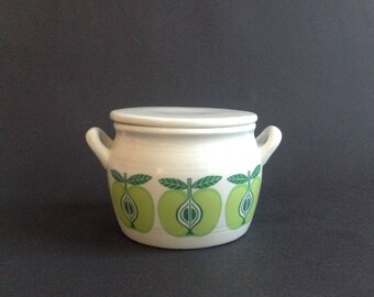 Arabia Finland Pomona Apple Jam Jar with Lid