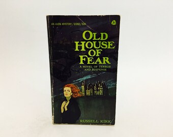 Vintage Gothic Romance Book Old House of Fear by Russell Kirk 1965 Paperback