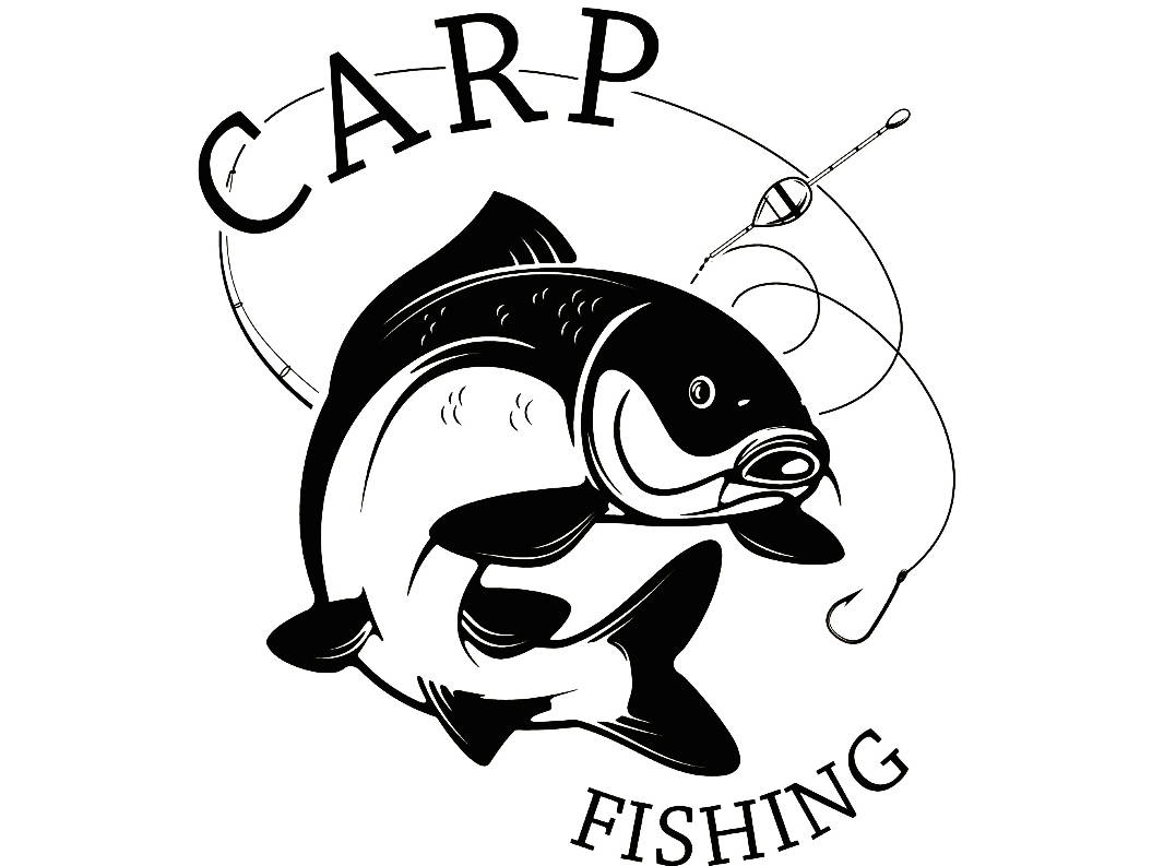 Carp Fishing 9 Logo Angling Fish Hook Fresh Water Hunting