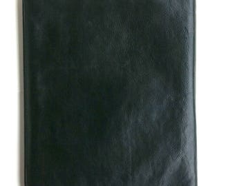 PORTEFEUILLE en cuir italien avec fermeture éclair 16 1/2 X 12 pouces