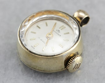 Vintage Bucherer Watch, Pendant Watch, Ladies Watch, Layering Pendant ZYPY6FCK