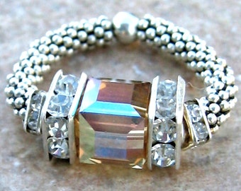 Dazzle Um Crystal Rings