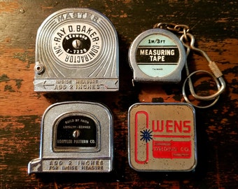 Lot of 4 Vintage Tape Measures