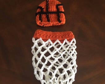 Newborn Basketball Photo Prop, Baby Shower Gift Idea, For Boys or Girls,