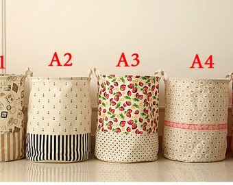 Laundry Hamper, Laundry Basket, Toy Storage, Nursery Fabric Basket, Storage Bin, Toy Basket, Nursery Storage