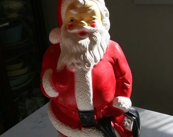 Vintage Santa Lighted Blow Mold by Empire - Dated 1968