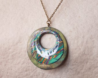 Necklace "Louisiane" bronze