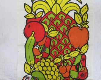 Vintage George Briard Linen Towel New Old Stock SALE