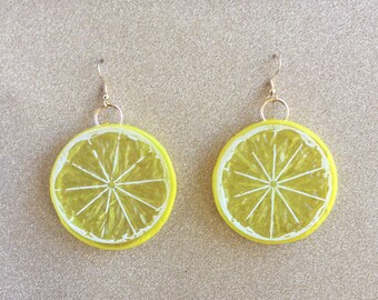 Citrus Slice Earrings (more colours)