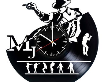 Michael Jackson Music Vinyl Record Wall Clock - Get unique home wall decor - Gift ideas for men and women