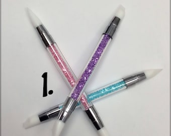 Double-sided Silicone cuticle/art tool