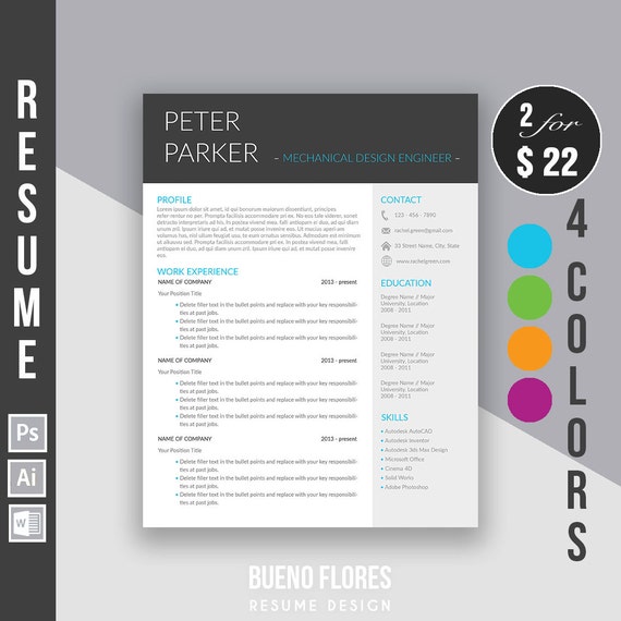 resume template peter parker cover letter 20