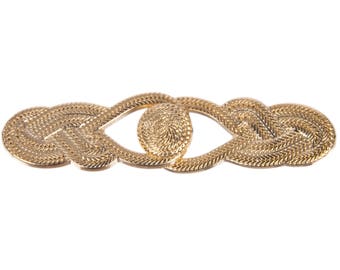 Zinc Die Casted Functional Single Knot Braid Chinese Frog Closure with Sewable Shank - Gold or Silver
