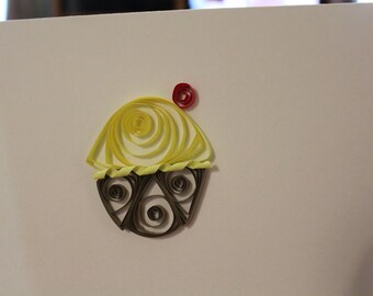 Quilled Cupcake Birthday Cards