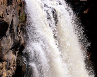 Deadman Falls, waterfall, photography, canvas