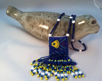 Beaded Fishy Amulet Bag
