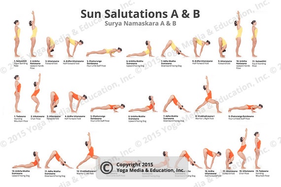 sun salutation yoga sequence
