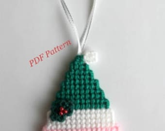 Plastic Canvas Christmas Pattern: Christmas Elf, Christmas Ornaments, Christmas Tree Decoration, Plastic Canvas Ornaments, PDF Format, Gifts