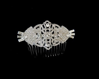 Vintage Art Deco Bridal Hair Comb Bridal