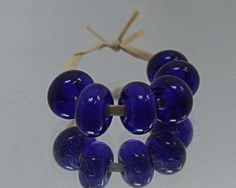 Cobalt, Artisan Lampwork Glass Beads, SRA, UK