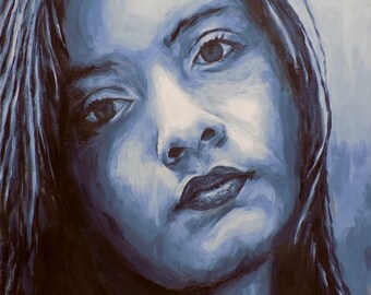Original painting of a girl