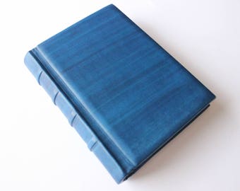 Old Style Blue Leather Journal