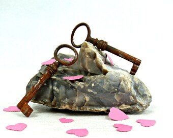 Vintage skeleton keys - Old skeleton keys - Rustic keys - Antique skeleton keys - Key collection - Wedding keys - Steampunk keys. (AN23)