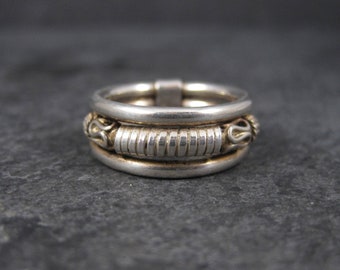 Vintage Balinese Sterling Band Ring Size 4.5