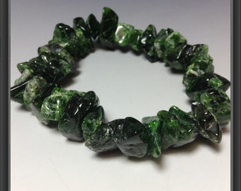 Bracelet with Chrome Diopside