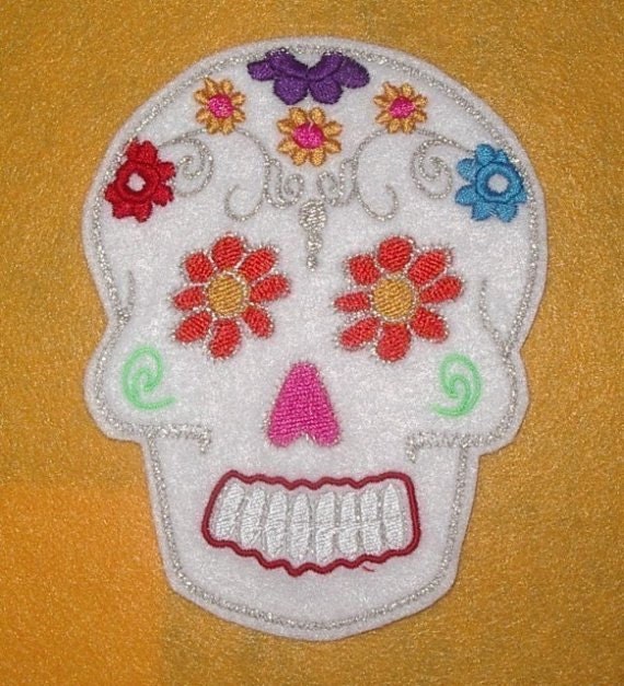 sugar skull patch