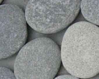 Flat Painting Stones, Wedding stones - Painting stones - Stone guestbook - Rustic wedding - Rocks for painting - 50 River rock bulk