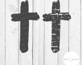 Cross SVG - Grunge Cross SVG - Distressed Cross SVG - Christ Svg - Easter Svg - Christian Svg - Grunge Svg - Cross Tshirt - Cross Shirt File
