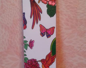 Bookmark - red Hummingbird