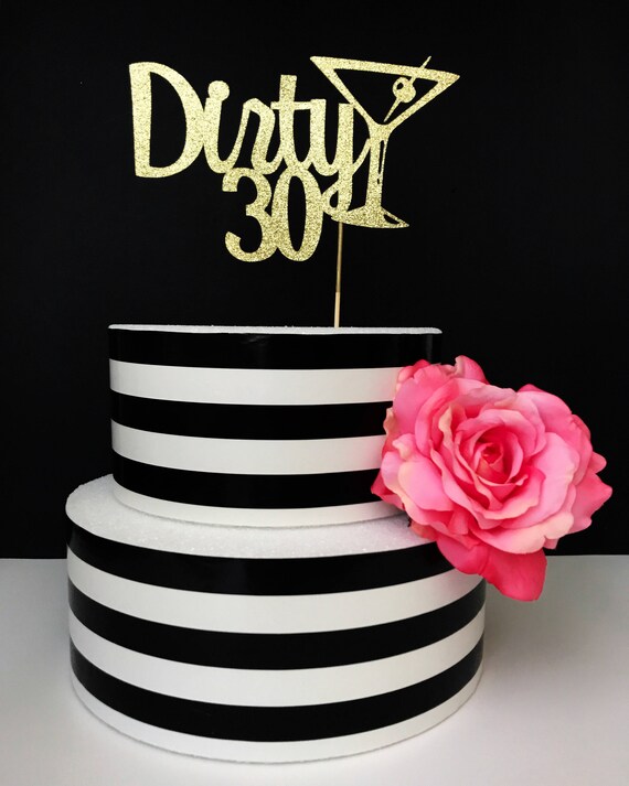 Thirty Wooden Cake Topper Thirty Wooden Cake Topper