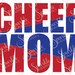 Cheer Mom Cut File Knock Out Cheer Mom SVG Cheerleading Cheer Cheerleader Clipart Svg Dxf Eps Png Silhouette Cricut Cut File Commercial Use