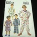 Butterick Easy Chidren's/Boy's, Tops, Shorts, And Pants Pattern B6126 Size 6,7,8