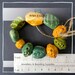Set of 10 ceramic beads