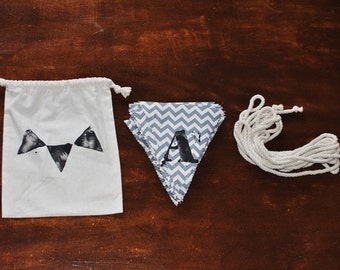 Alphabet bunting kit - Make your own words