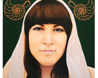 True Beauty - Alisha Gauvreau - ART PRINT - 8 x 10 - By Toronto Portrait Artist Malinda Prudhomme