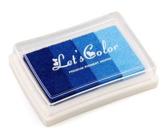 ink blue gradient scrapbooking