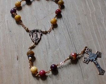 Moukaite and Bronze Chaplet