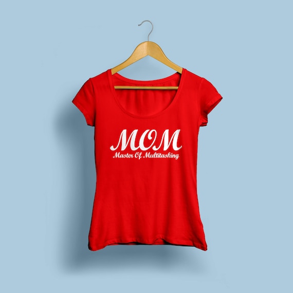 MOM Master Of Multitasking Womens Shirt S-XL Crew and Vneck Available