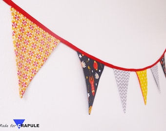 7 Bunting - 'Space' Theme
