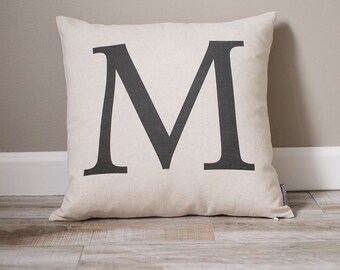 Monogram Pillow | Personalized Pillow | Personalized Gift | Monogrammed Gift | Rustic Home Decor | Home Decor | Dorm Decor | Wedding Gift