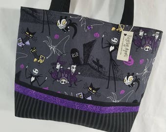 Nightmare Before Christmas Jack Skellington purse tote Bags by April