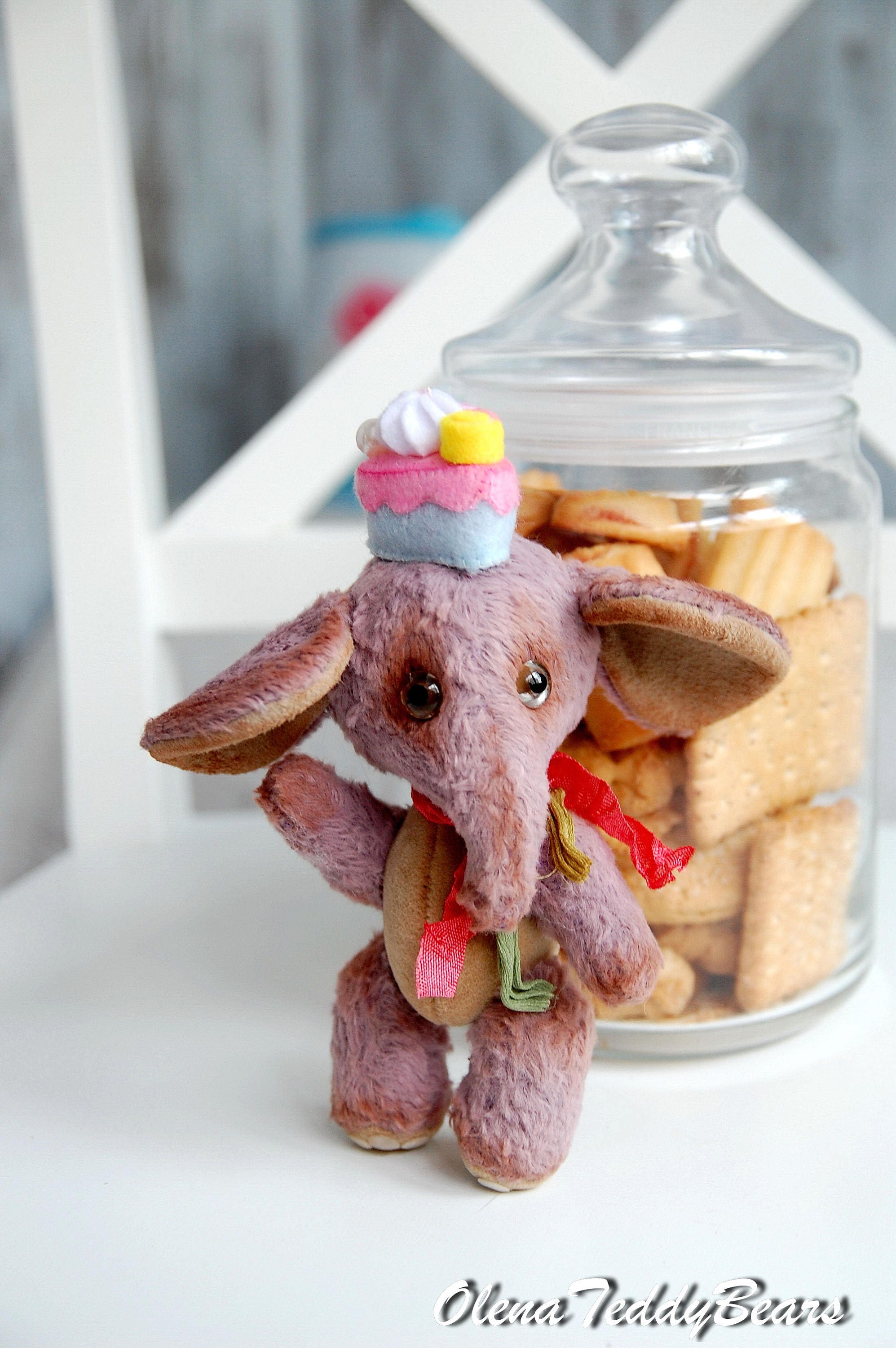 mini elephant teddy