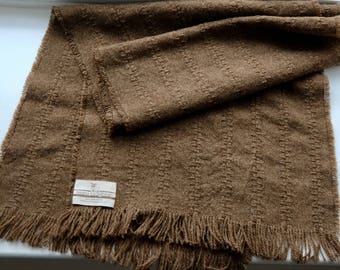 Shawl woven from Pure Manx Loaghtan wool
