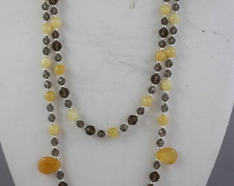 Stellar Rose bead necklace in jade 48047 main image 0