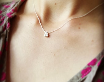Silver Ampersand Necklace- "and" necklace, Dainty Necklace, Layering Necklace, Minimal Necklace, Everyday Necklace, Cute Necklace, Simple