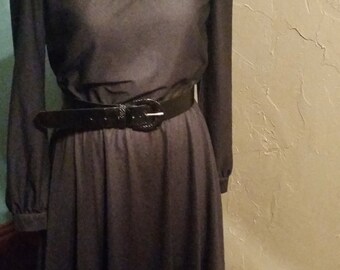 Classic sheer black vintage Toni Todd dress